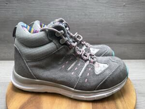 Women 9.5 Moxie Trades Womens Trisha Composite Toe Grey Suede Work Boots